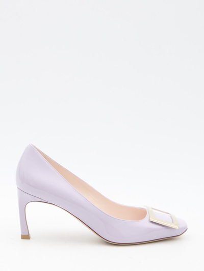 Roger Vivier Belle Vivier Trompette Pumps In Lilac