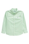 Vineyard Vines Kids' Little Boy's & Boy's Gingham Classic-fit Shirt In Mint Sprig