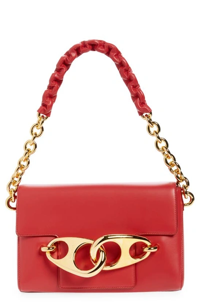 Tom Ford Medium Carine Leather Shoulder Bag In Red