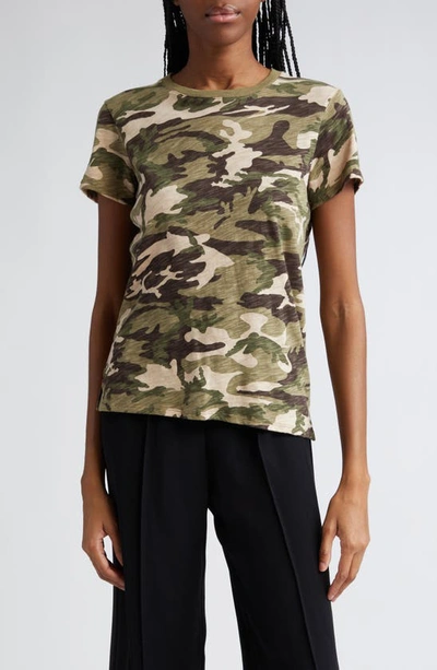 Atm Anthony Thomas Melillo Camo Print Cotton T-shirt In Classic Camo