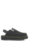 Dr. Martens' Carlson Suede Casual Slingback Mules Sandals In Schwarz