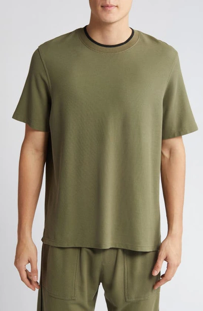 Atm Anthony Thomas Melillo Men's Piqué Short-sleeve T-shirt In Army