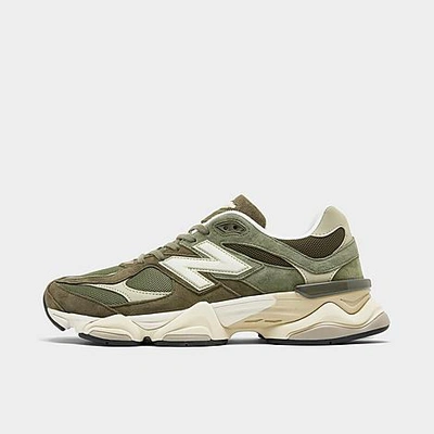 New Balance 9060 Casual Shoes In Dark Camo/dark Olive/sandstone