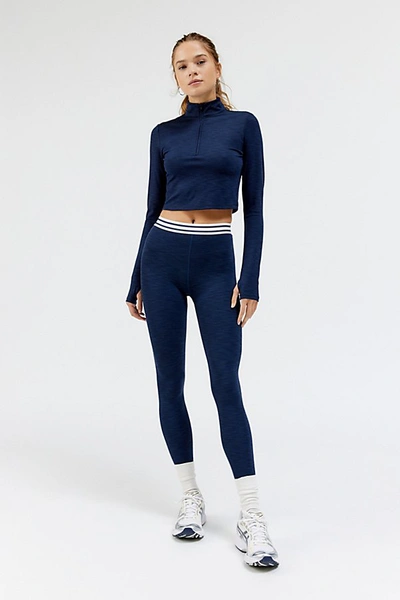 Splits59 Bailey High-waisted 7/8 Legging Pant In Navy, Women's At Urban Outfitters