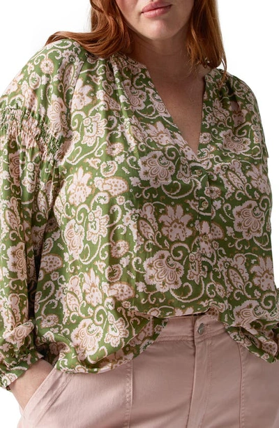 Sanctuary Sunday's Best Floral Print Top In Lush Flora