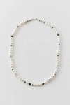 URBAN OUTFITTERS STAR & PEARL NECKLACE IN PEARL, MEN'S AT URBAN OUTFITTERS