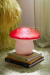 URBAN OUTFITTERS MUSHROOM MEDIUM TABLE LAMP IN RED AT URBAN OUTFITTERS
