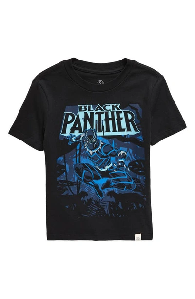Treasure & Bond Kids' Graphic T-shirt In Black Panther Night