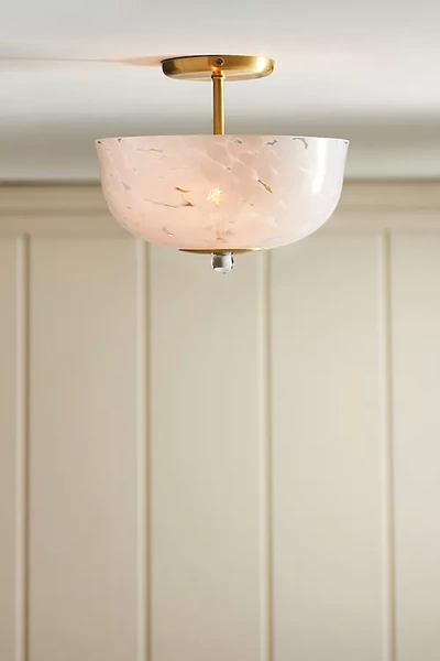 Anthropologie Marguerite Flush Mount In Gold