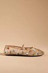 Jeffrey Campbell Floral Mesh Flats In Multicolor