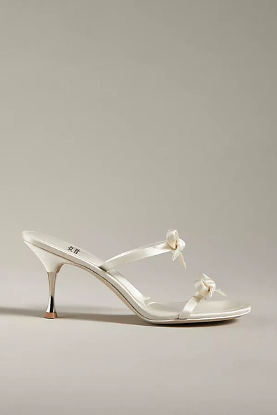 Jeffrey Campbell Bow Heels In White