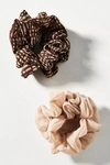BY ANTHROPOLOGIE DOTTED ANIMAL SCRUNCHIE