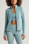 Zella Studio Luxe Performance Jacket In Grey Thunder