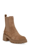 Steve Madden Haylan Chelsea Boot In Taupe Suede