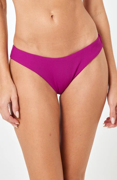 L*space Rocky Classic Bikini Bottoms In Berry