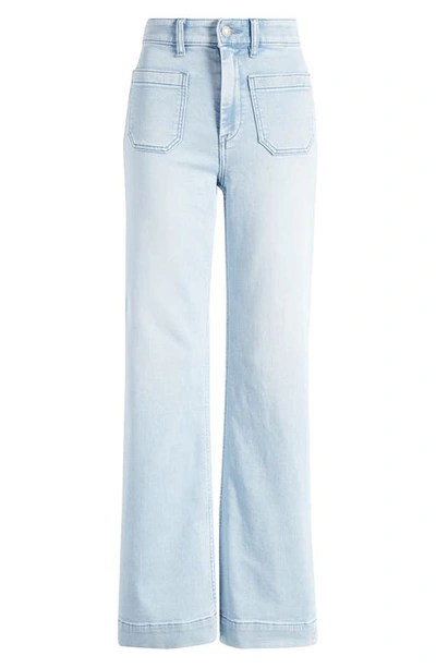 Faherty Stretch Terry Patch Pocket Pants In Clearlake Wash