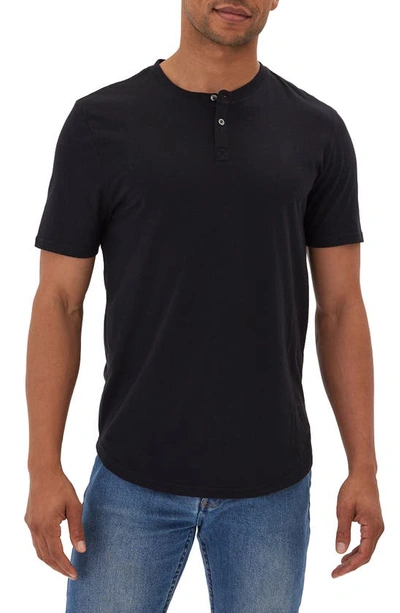 Threads 4 Thought Baseline Slub Henley In Black