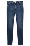 Mango Women's High-rise Skinny Jeans In Dark Blue