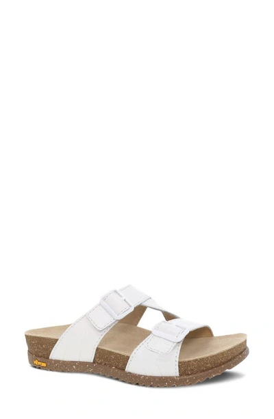 Dansko Dayna Slide Sandal In White