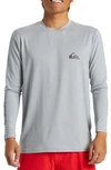Quiksilver Everyday Surf Long Sleeve Performance Rashguard In Quarry