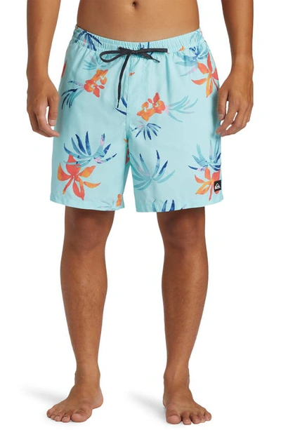 Quiksilver Everyday Mix Volley Swim Trunks In Limpet Shell