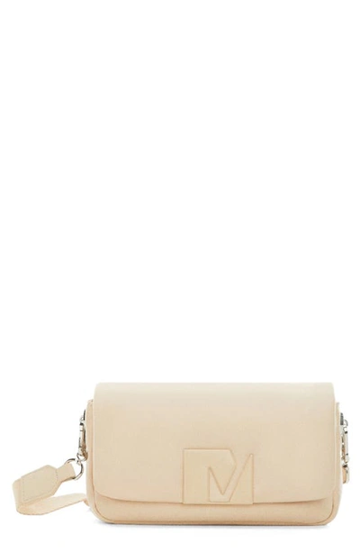 Mango Quilted Crossbody Bag Off White