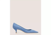 Stuart Weitzman Eva 50 Pump In Blue Steel