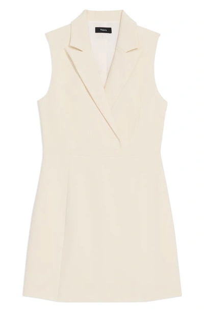 Theory Blazer Minidress In Rice