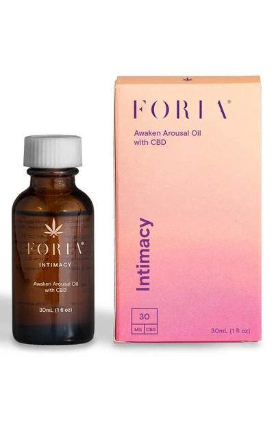 Foria Awaken Arousal Oil With Cbd, 1 oz In White