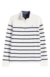 Vineyard Vines Boys' Breton Stripe Quarter Zip Sweater - Little Kid, Big Kid In Nautical Navy