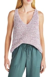 Splendid Dierdre Rib Sweater Tank In Pink