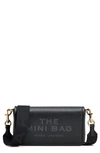Marc Jacobs The Mini Leather Crossbody Bag In Black