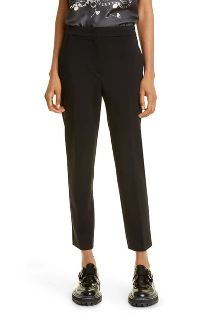 Max Mara Pegno Slim Fit Jersey Ankle Pants In Black