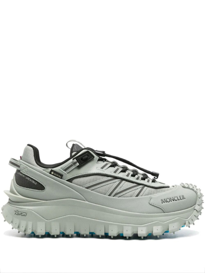 Moncler Trailgrip Gtx Low Top Sneakers Shoes In Blue