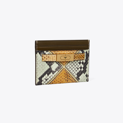 Tory Burch T Diamond Card Case In Multi