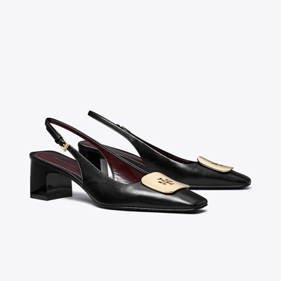 Tory Burch Georgia Slingback In Perfect Black