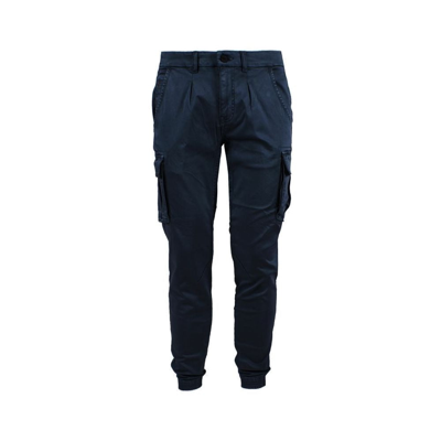 Yes Zee Blue Cotton Jeans & Pant In Black