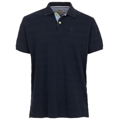 Fred Mello F Mello Cotton Polo Men's Shirt In Blue