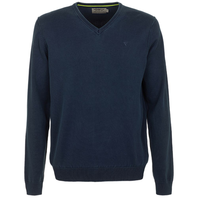Fred Mello Blue Cotton Sweater