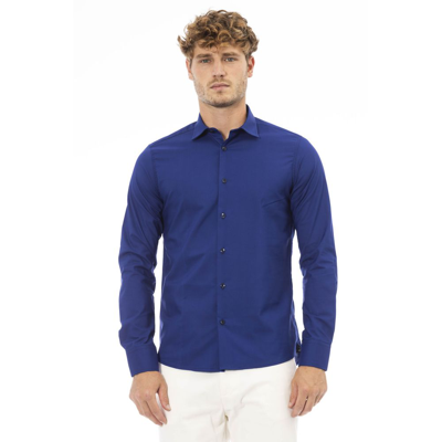 Baldinini Trend Blue Polyester Shirt