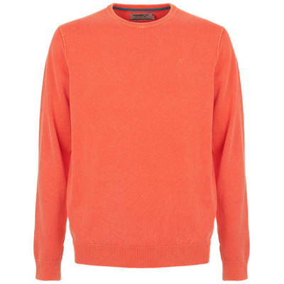 Fred Mello F Mello Cotton Men's Sweater In Orange