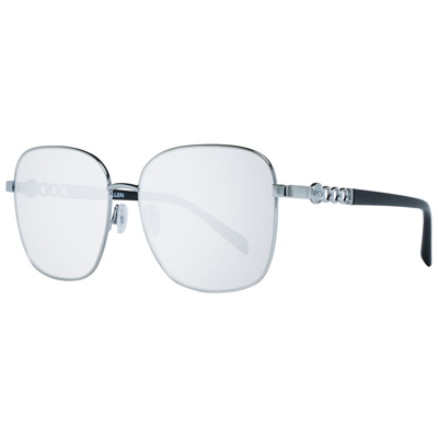 Karen Millen Silver Women Sunglasses In Metallic