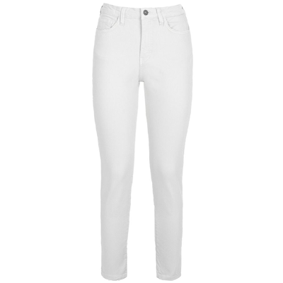 Fred Mello White Cotton Jeans & Trouser