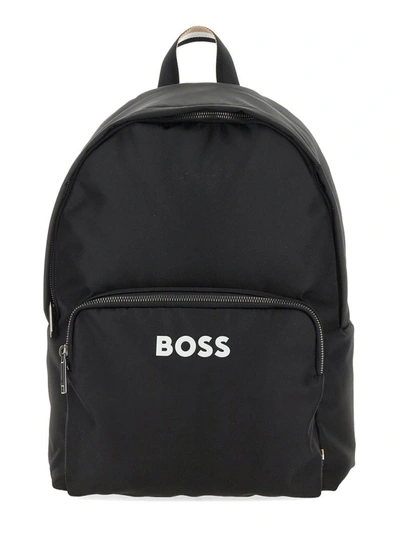 Hugo Boss Backpack With Logo In Black