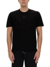 C.p. Company C.p.company Metropolis Series Mercerized Jersey Pocket T-shirt In Black