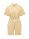 Isabel Marant Étoile Cotton Jumpsuit In Yellow