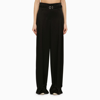 Jil Sander Tailored Trousers Pants Black In Beige