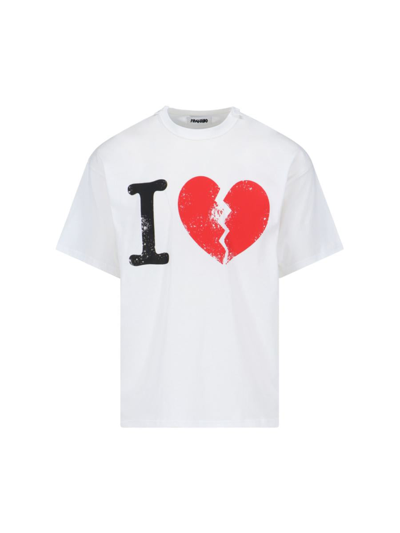 Magliano Graphic-print Cotton T-shirt In White