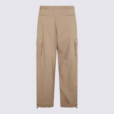 OFF-WHITE OFF-WHITE LIGHT BROWN CARGO TROUSERS