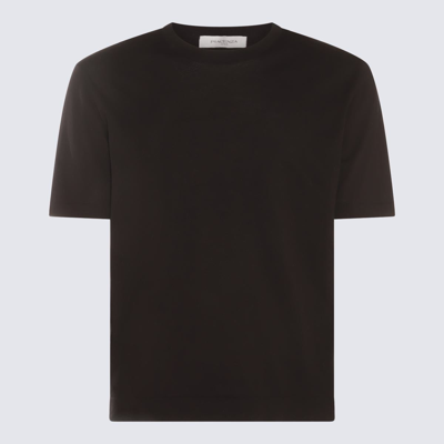 Piacenza Cashmere T-shirt E Polo Nero In Black